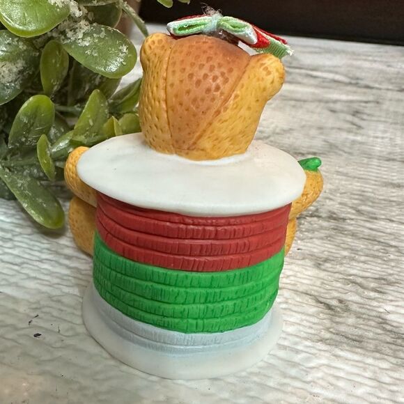 Vtg‎ Enesco 1994 Lucy & Me Christmas Ribbon Bear by Lucy Rigg - Picture 4 of 7